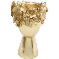 Deco Vase Flowercrown Gold 20cm