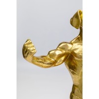 Decoration Object Muscle Dog Gold