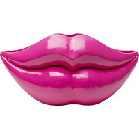 Vaso decorativo Lips rosa 28 cm