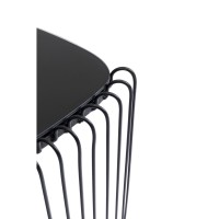 Table d appoint Wire Triangle noir (2/Set)