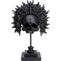 Objet décoratif King Skull noir 49cm