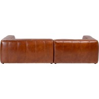 Corner Sofa Cubetto Leather Brown 170x270cm