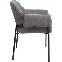 Chair with Armrest Bess Grey