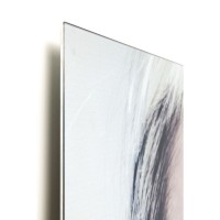 Tableau en verre Metallic Girlie 120x120cm