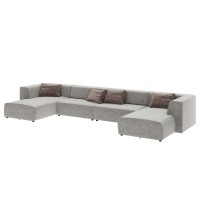 Grand canapé d angles Infinity Malibu gris