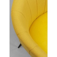 Chaise pivotante Merida jaune