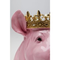 Figurine décorative Crowned Pig 28cm