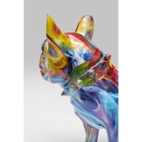 Deco Figurine Frenchie Colorful 24cm
