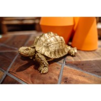 Figura decorativa Turtle oro piccolo