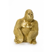 Figurina decorativa Monkey Gorilla Side Medium oro