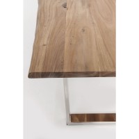 Table Harmony chromé 160x80cm