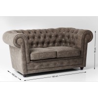 Sofa Oxford 2-Sitzer Vintage Smart