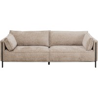 Sofa 3-Seater Victor Grey 233cm