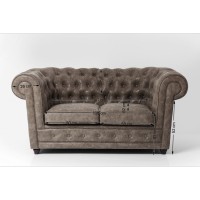 Sofa Oxford 2-Seater Vintage Smart
