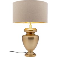 Table Lamp Baroque Gold Beige 49cm