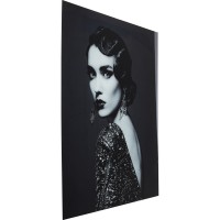 Picture Glass Beauty Lady 120x150cm