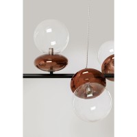 Pendant Lamp Double Bubble Copper 115cm