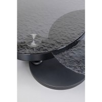 Table basse Beverly Bubble noir 133x80cm