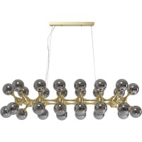 Pendant Lamp Atomic Balls Brass 140cm
