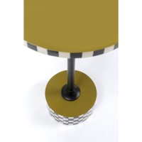 Table d appoint Domero Checkers vert olive Ø25cm