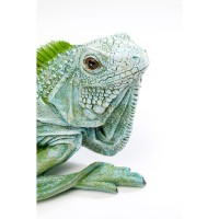 Figura decorativa Lizard verde 35cm