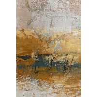 Framed Picture Dust Gold 120x120cm