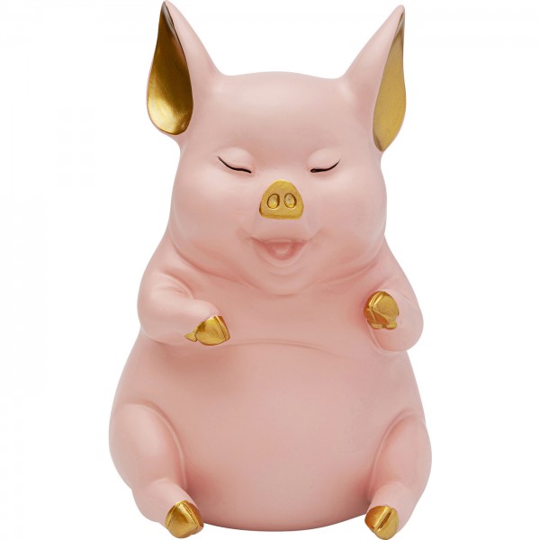 Money box Happy Pig Sitting Pink