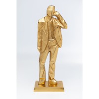 Deco Figurine Standing Man Gold 62cm