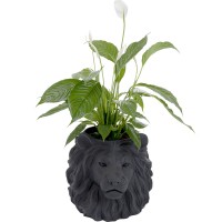 Decoration Planter Lion Black