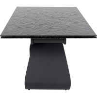 Table à rallonges Bellagio verre 180(40+40)x95cm