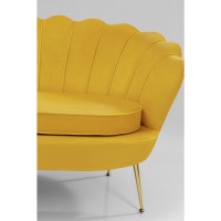 Sofa Water Lily 2-seater Yellow 132cm