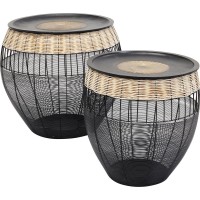 Table d appoint African Drums (2/Set)