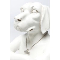 Figura decorativa Gangster Dog crema