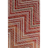 Outdoor Teppich Zigzag Rot 230x330cm