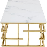 Table basse Rome doré 130x70cm