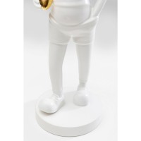 Deco Figurine Ball Girl White 41cm