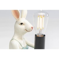 Table Lamp Girl Rabbit 21cm