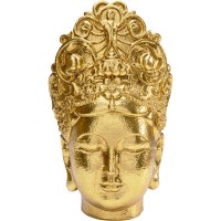 Deko Objekt Goddess Head Gold 39cm