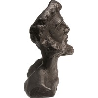 Deco Object Bearded Man Anthracite 11cm
