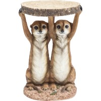 Table d appoint Animal Meerkat Sisters Ø33cm