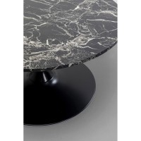 Coffee Table Schickeria Marble Black Ø80cm