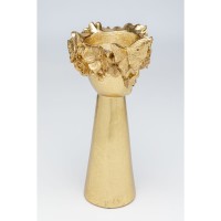 Vaso decorativo Flowercrown oro 41cm