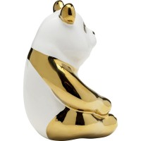Deko Figur Panda Gold 19cm