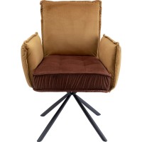 Chair with Armrest Chelsea Brown