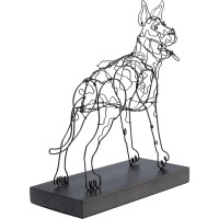 Oggetto decorativo Wire Attack Dog 36cm