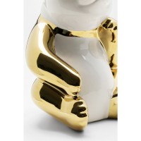 Deko Figur Panda Gold 19cm