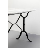 Bistro Table Kaffeehaus Oval White 120x60cm