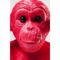 Tirelire Monkey Kikazaru rouge