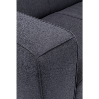 Sofa Cubetto 3-Seater Dark Grey 220cm