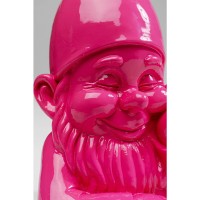 Deko Figur Zwerg Pink 21cm
